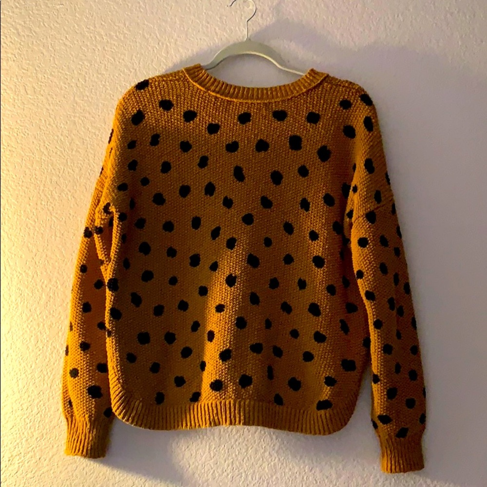 Madewell Polka Dot Sweater